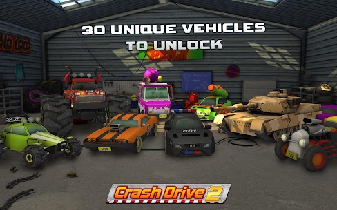تحميل لعبة Crash Drive 2 مهكرة اخر اصدار Mod 2