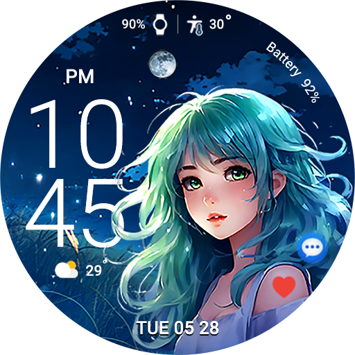 MIMIX Anime boy&girl Watchface Download on Windows