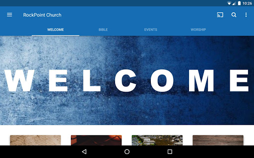 Screenshot of RockPoint Church