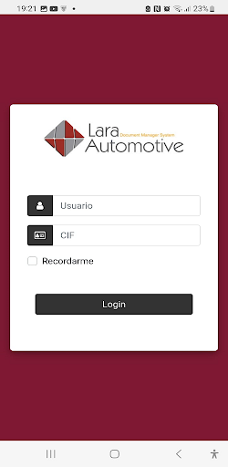 Android application Lara Automotive pro screenshort