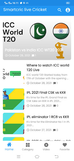 Smartcric Live Cricket Screen 3