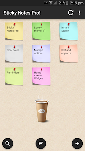 Sticky Notes Pro ! Bildschirmfoto