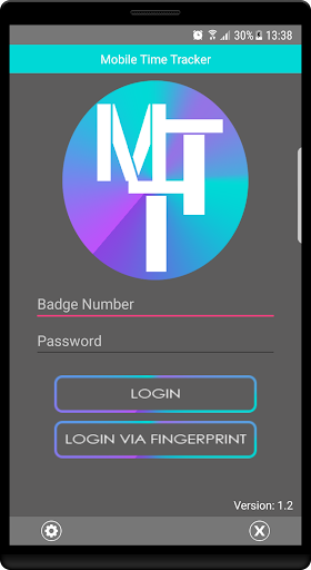 Android application Mobile Time Tracker screenshort