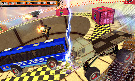 Police Bus Derby Crash Stunts 0.6 APK screenshots 2