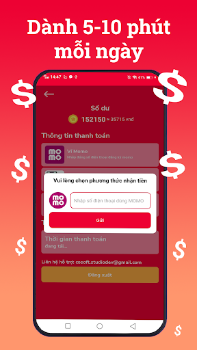 Kiếm tiền online cày tiền screenshot 4