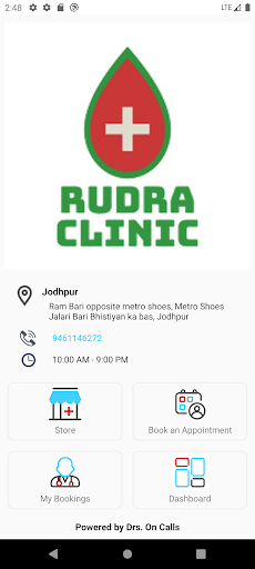 Android application Rudra Clinic screenshort