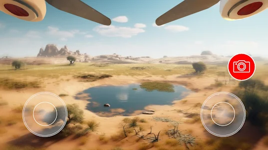 Drone Simulator Desert UAV