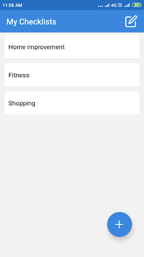Android application Prolists - Checklists & Tasks screenshort
