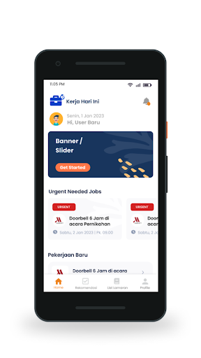 Kerja Hari Ini Screen 2