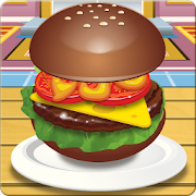 American Burger Cooking  Icon