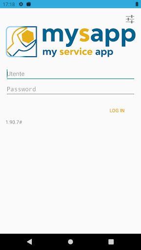 Android application Mysapp screenshort