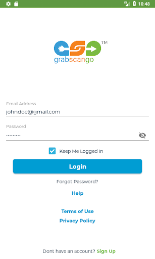GrabScanGo Screen 2