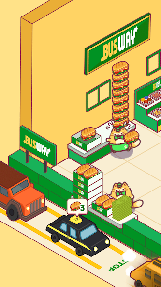 Cat Snack Bar : Cat Food Games 1.0.109 APK + Mod (Unlimited money) untuk android
