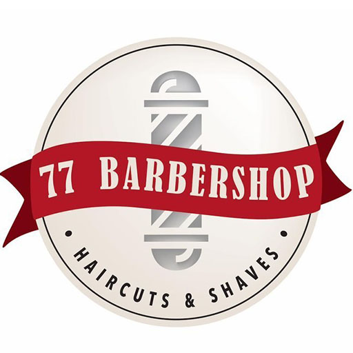 77 Barbershop logo