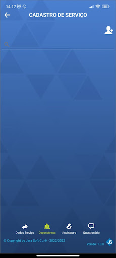 Android application Jera Assist screenshort