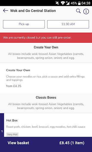 Wok & Go Screen 2