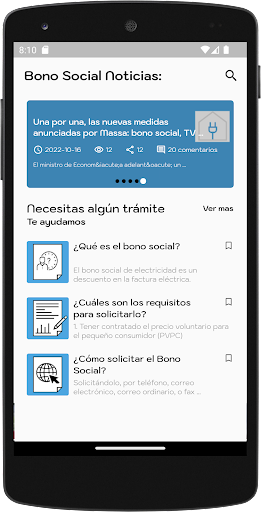 Android application Guia Bono Social Electrico screenshort