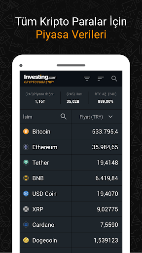 Investing.com Kripto Verileri