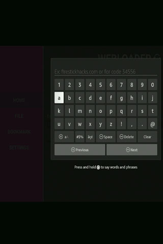 WEBLOADER Screen 2