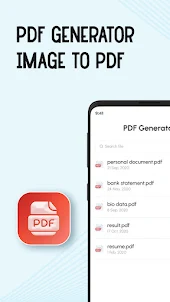 PDF Generator, Image To PDF