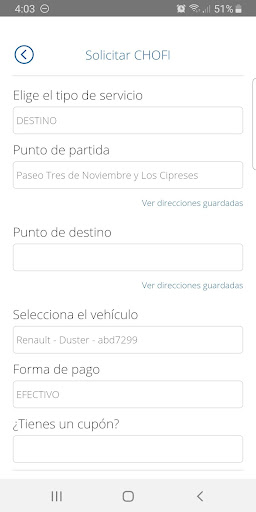 Android application CHOFI screenshort