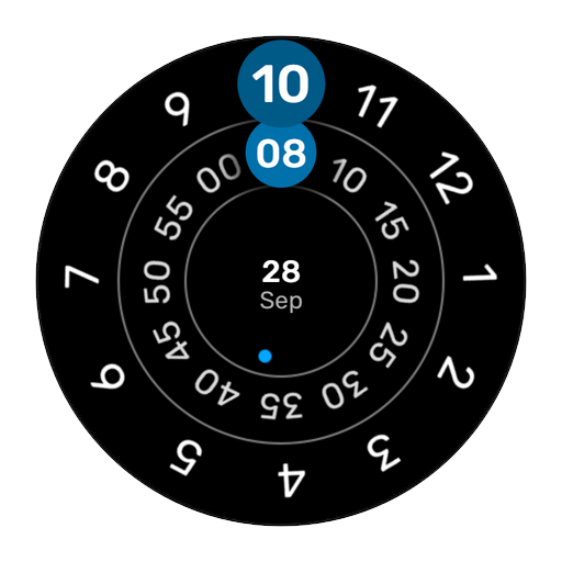 WES19 - Rotating Circles Watch Logo