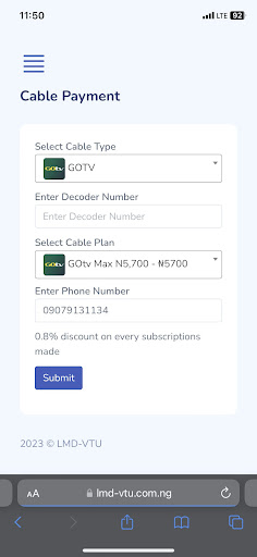 Lmd-vtu Screen 2