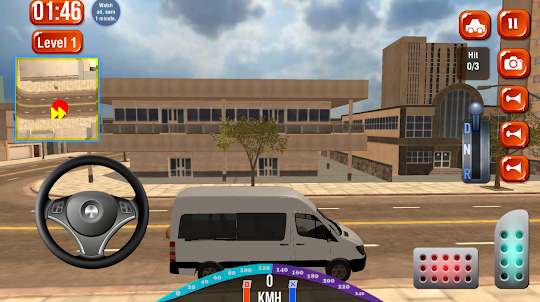 Simulateur de ville de minibus