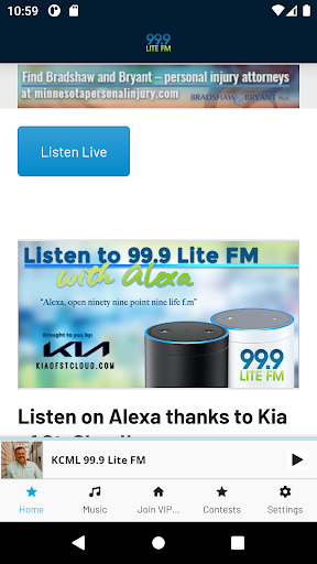 Android application 99.9 Lite FM - Saint Cloud screenshort