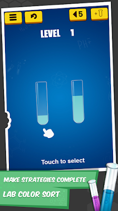 Lab Colors: Sorting Puzzle - Screenshot 1