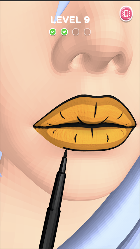 Lip Art 3Dのおすすめ画像3