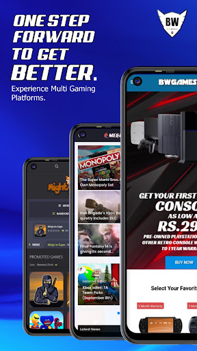 Android application BWGAMESPOT | Game Store, Feeds screenshort