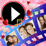 Mother Day Video Maker With Music And Flower Frame icon