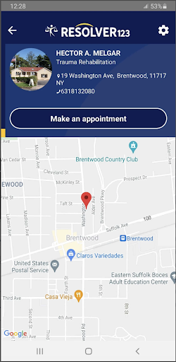 Android application Resolver123 screenshort