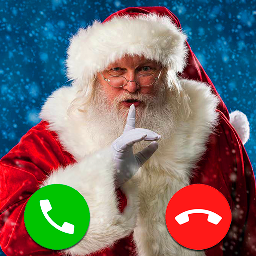 Video call Santa prank logo