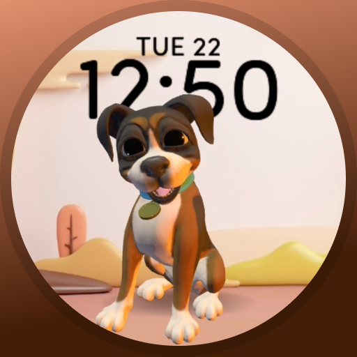 I love my Dog Watch Face logo