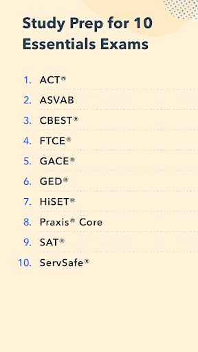 Screenshot of Pocket Prep Essentials