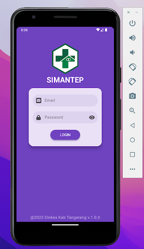 Android application SIMANTEP screenshort
