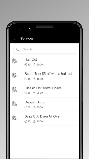 The Dapper Barber Company Screen 2