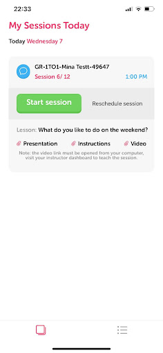 Android application PikaDo Tutor screenshort