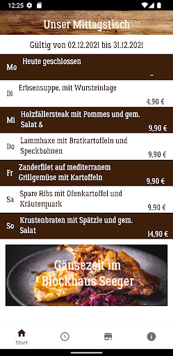 Android application Blockhaus Seeger App screenshort