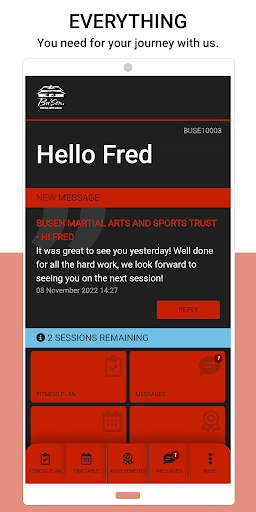Android application Busen Martial Arts And Sports screenshort