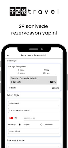 TZX TRAVEL Screen 3