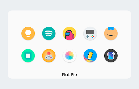 Flat Pie - Icon Packのおすすめ画像5