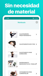 Captura de tela 3 Calentamiento y entrenamiento android