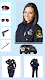 screenshot of Women Police Suit Photo Editor