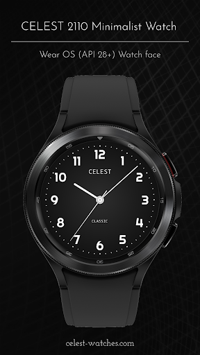 Android application CELEST2110 Minimalist Watch screenshort
