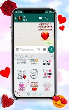 Stickers romanticos y frasesのおすすめ画像3