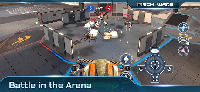 APK Mech Wars Online Robot Battles MOD (Uang Tidak Terbatas) 1