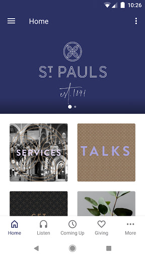 Android application St Paul's Auckland screenshort
